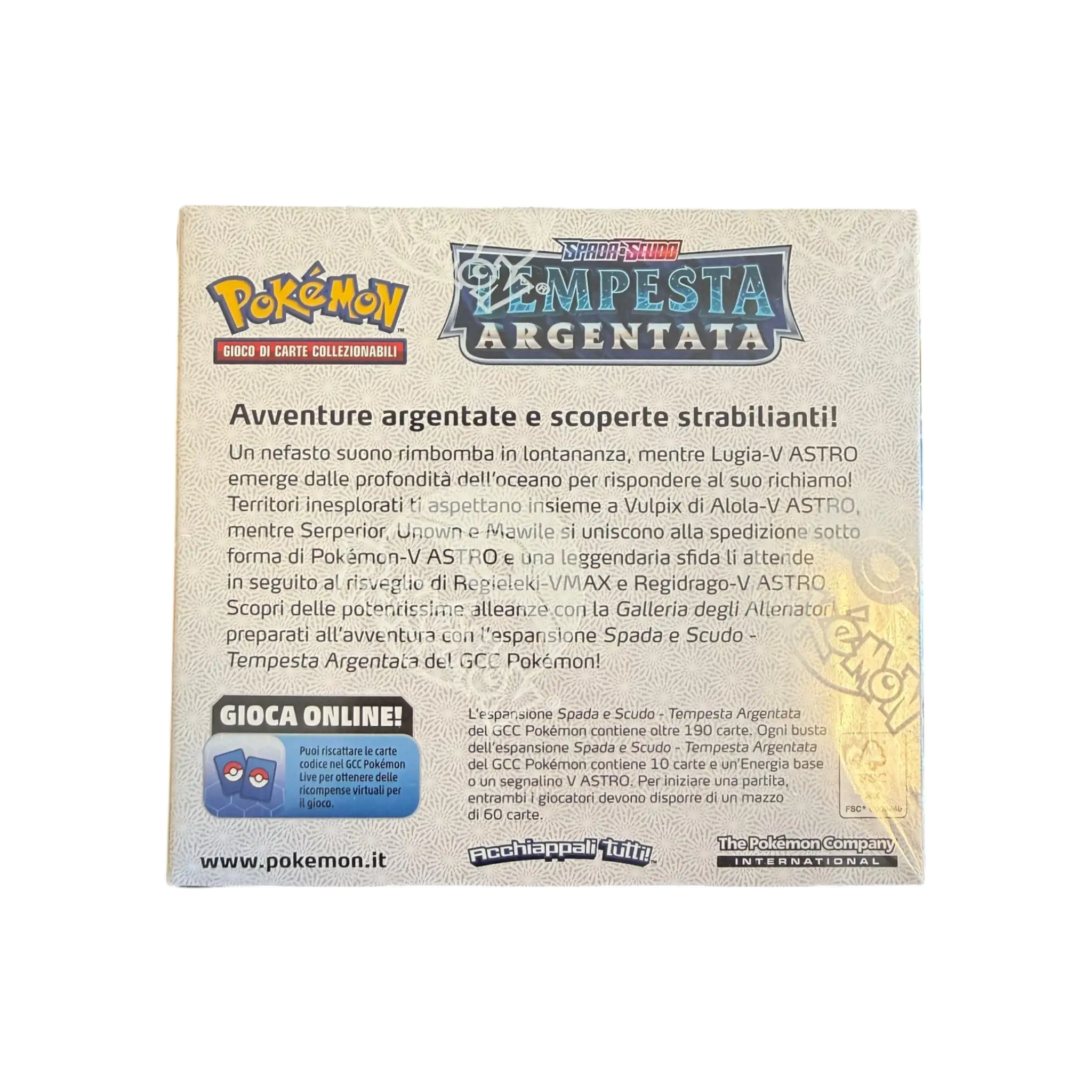 Pokèmon - Spada e Scudo - Tempesta Argentata - Display 36 Bustine Ita