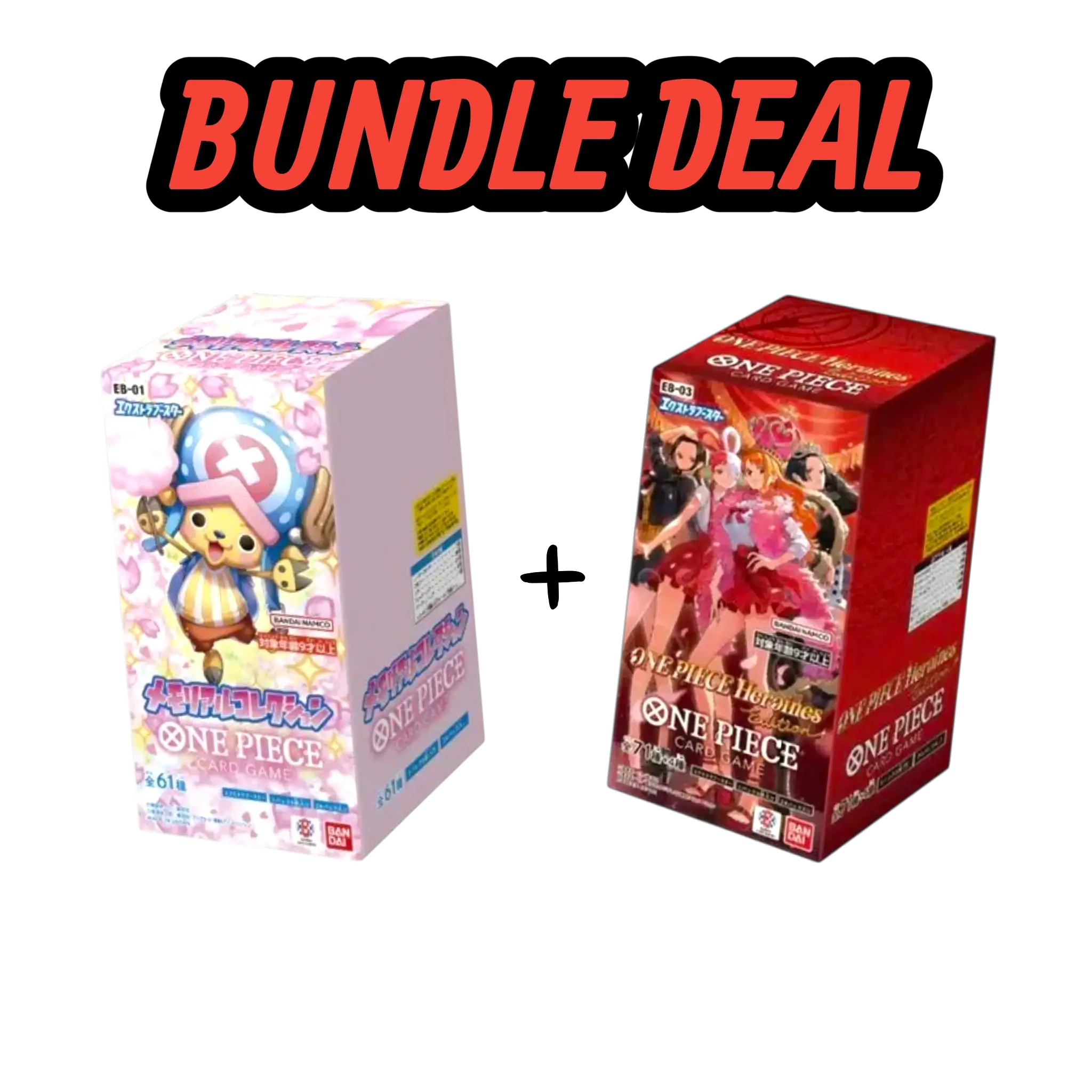 Bundle One Piece - EB01 + EB03 Booster Box Jap