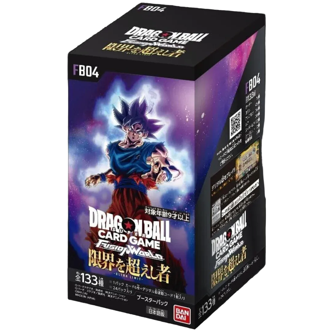 Dragon Ball Super Card Game Fusion World - FB04 - Ultra Limit - Box 24 Bustine Jap