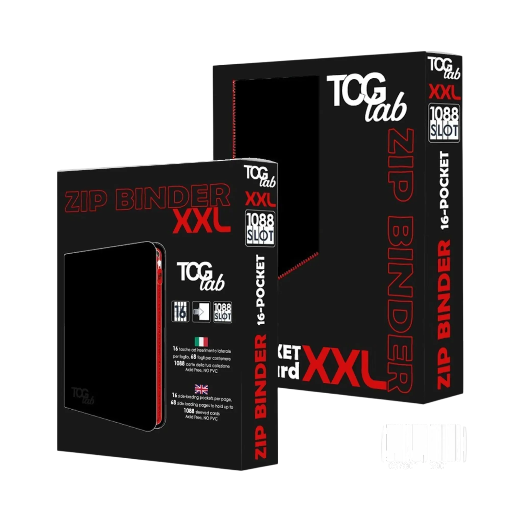 Album TCG con zip XXL 1088 Slot con 16 tasche