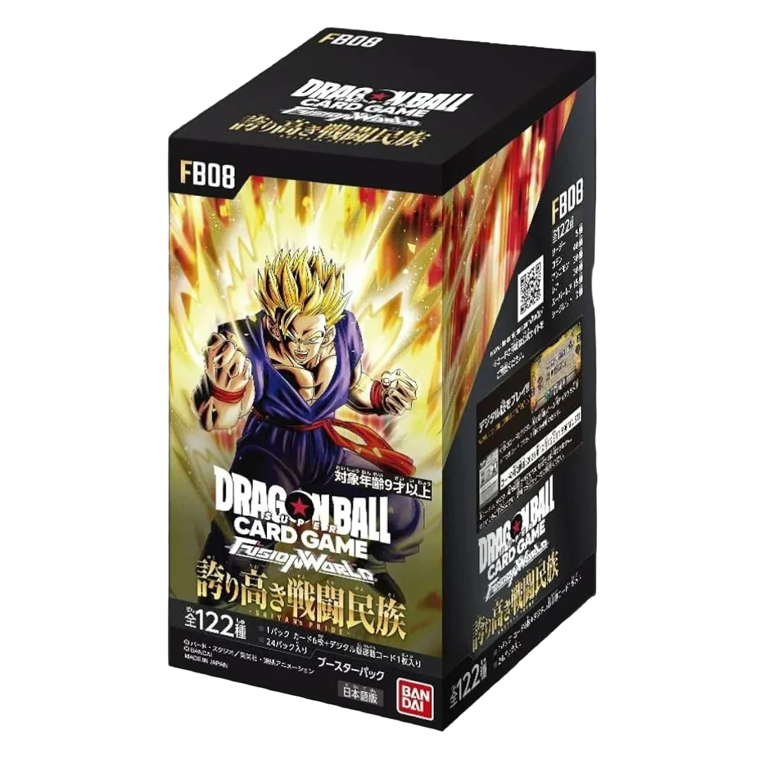 Dragon Ball Super Card Game Fusion World - FB08 - Saiyan’s Pride - Box 24 Bustine Jap