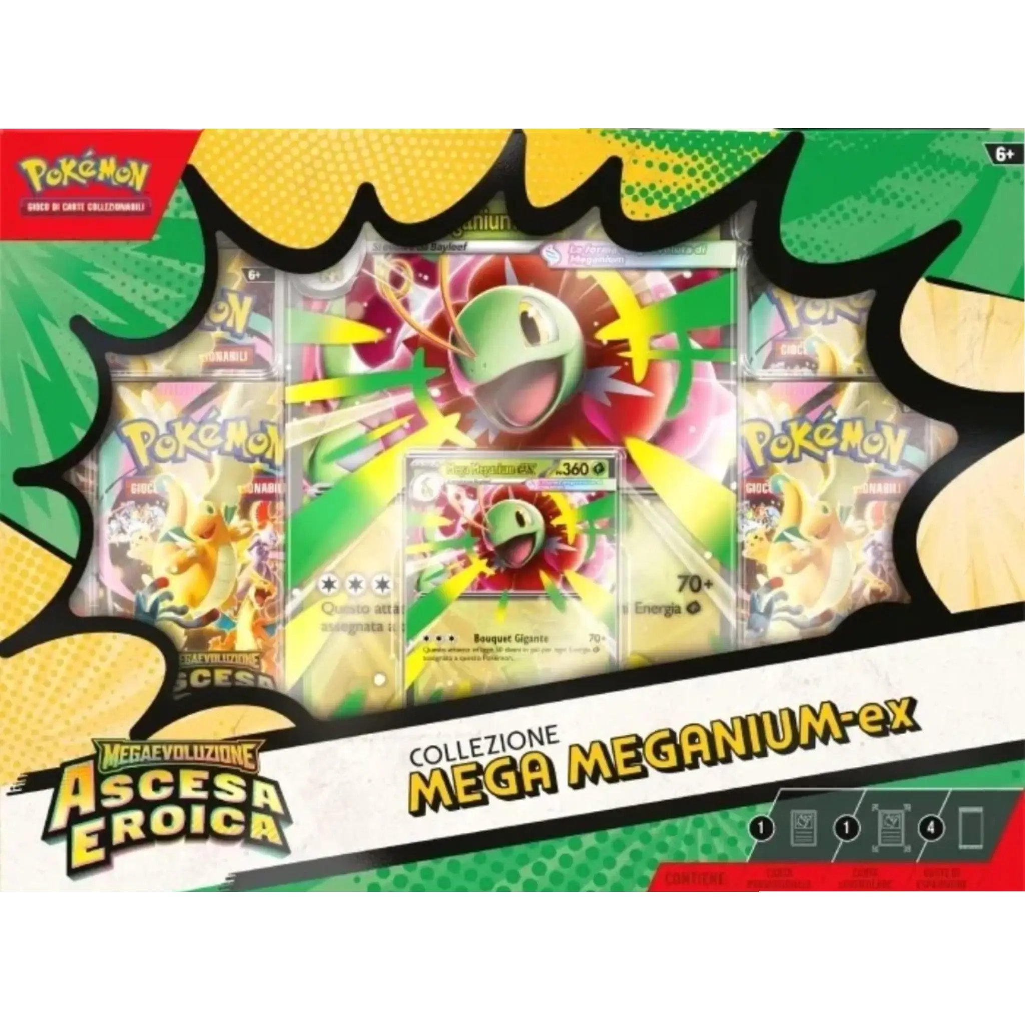 Pokémon - Megaevoluzione - Ascesa Eroica - Collezione Mega Meganium-ex Ita